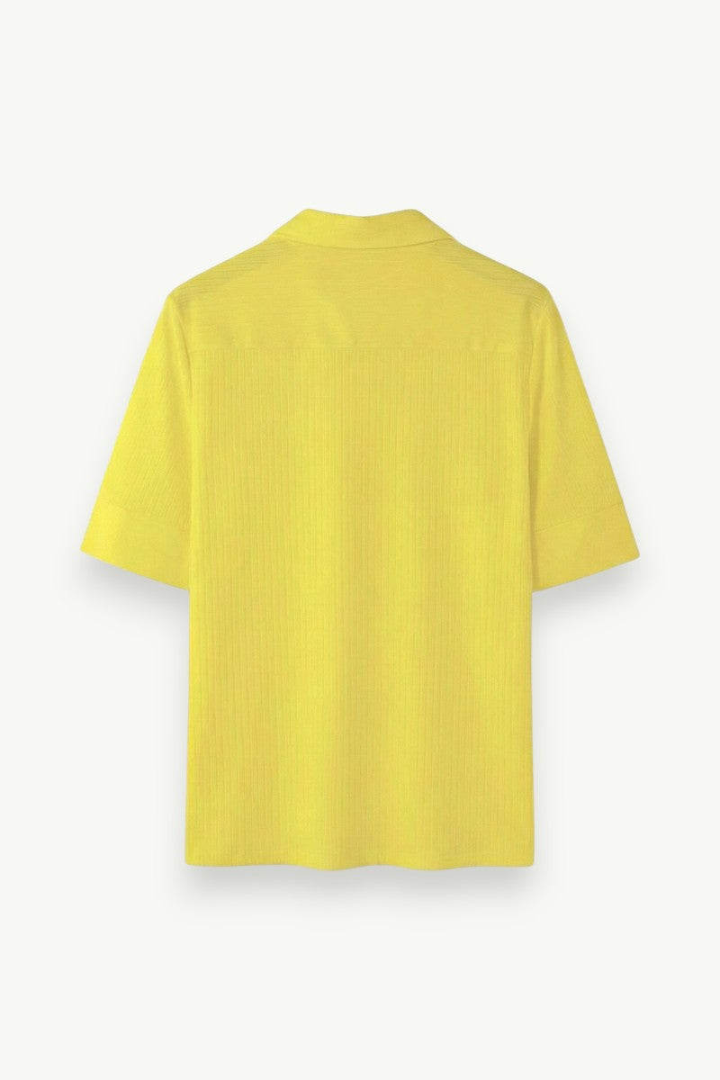 Korean V-Neck Short-Sleeve Shirt