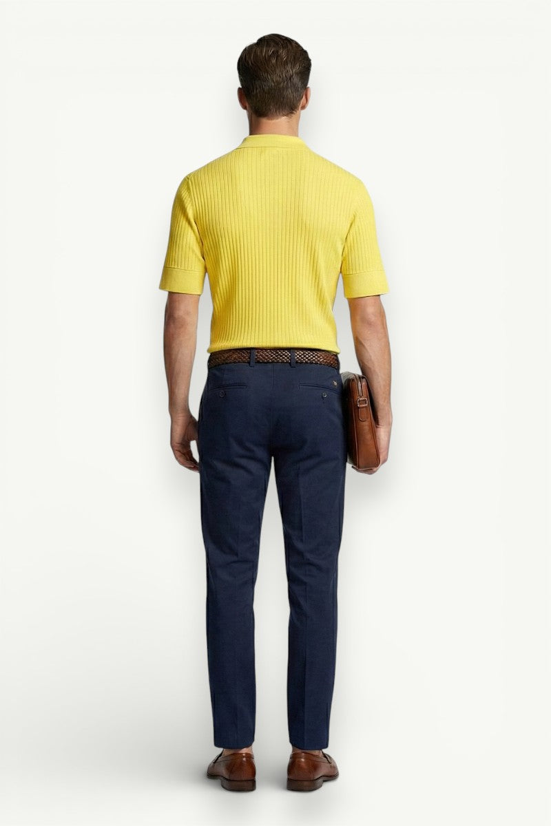 Korean V-Neck Short-Sleeve Shirt