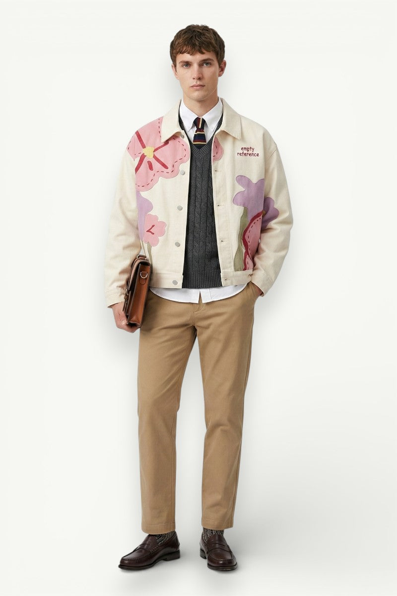 Pink Printed Casual Shirt