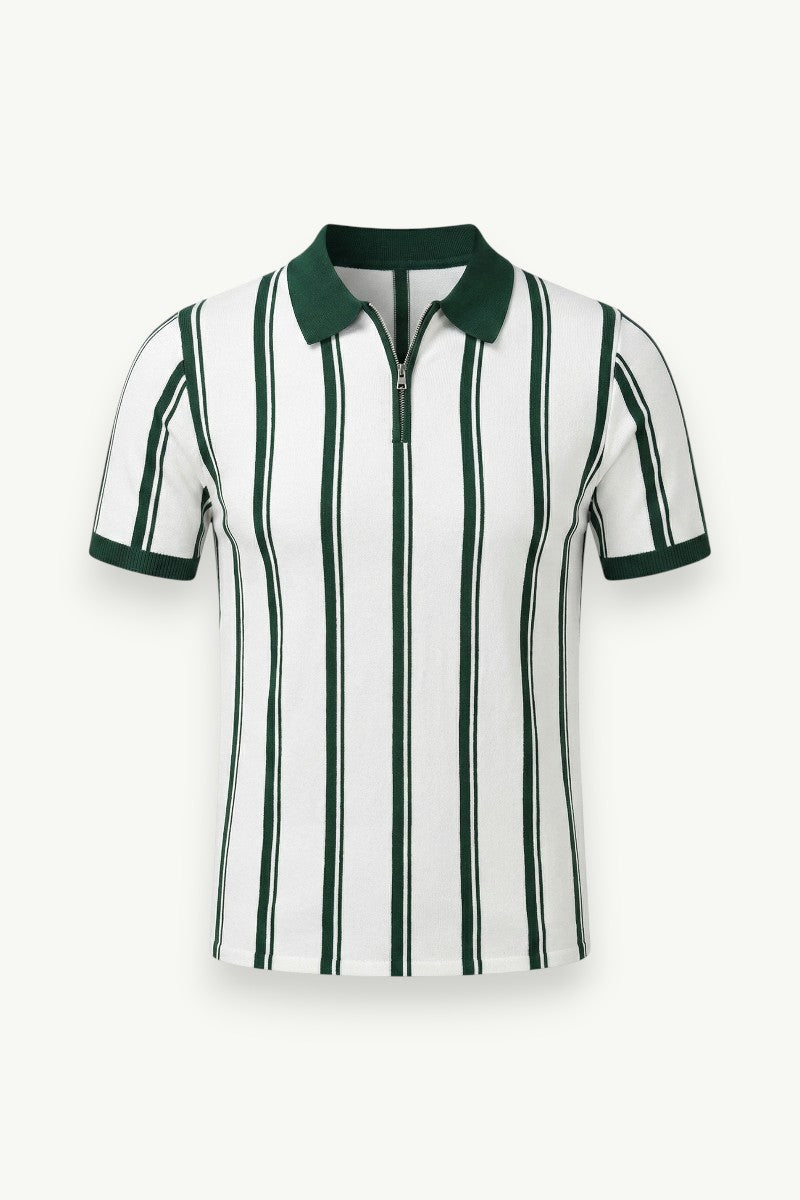 Contrast Collar Polo Shirt