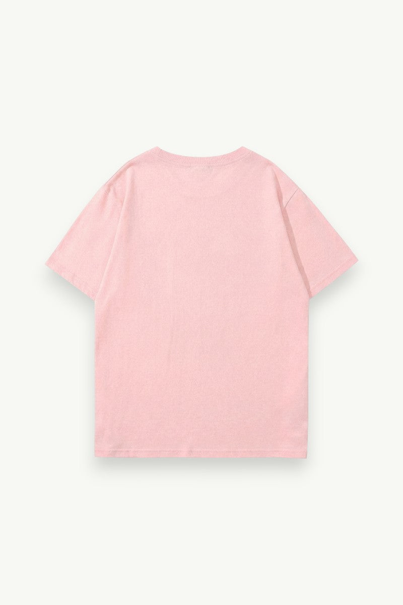 Pikachu & Kirby Graphic Cotton T-Shirt