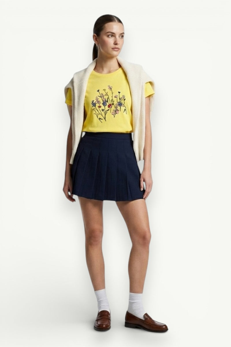 Oversized Floral Graphic T-Shirt