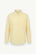 Striped Long-Sleeve Casual Shirt