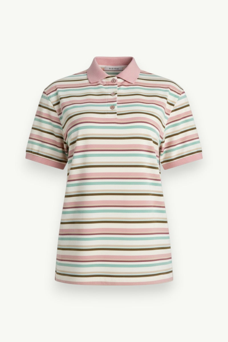 Retro Knit Polo T-Shirt