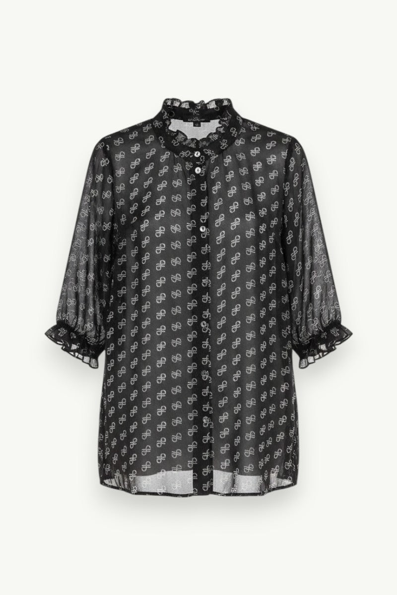 Casual Woven Print Shirt