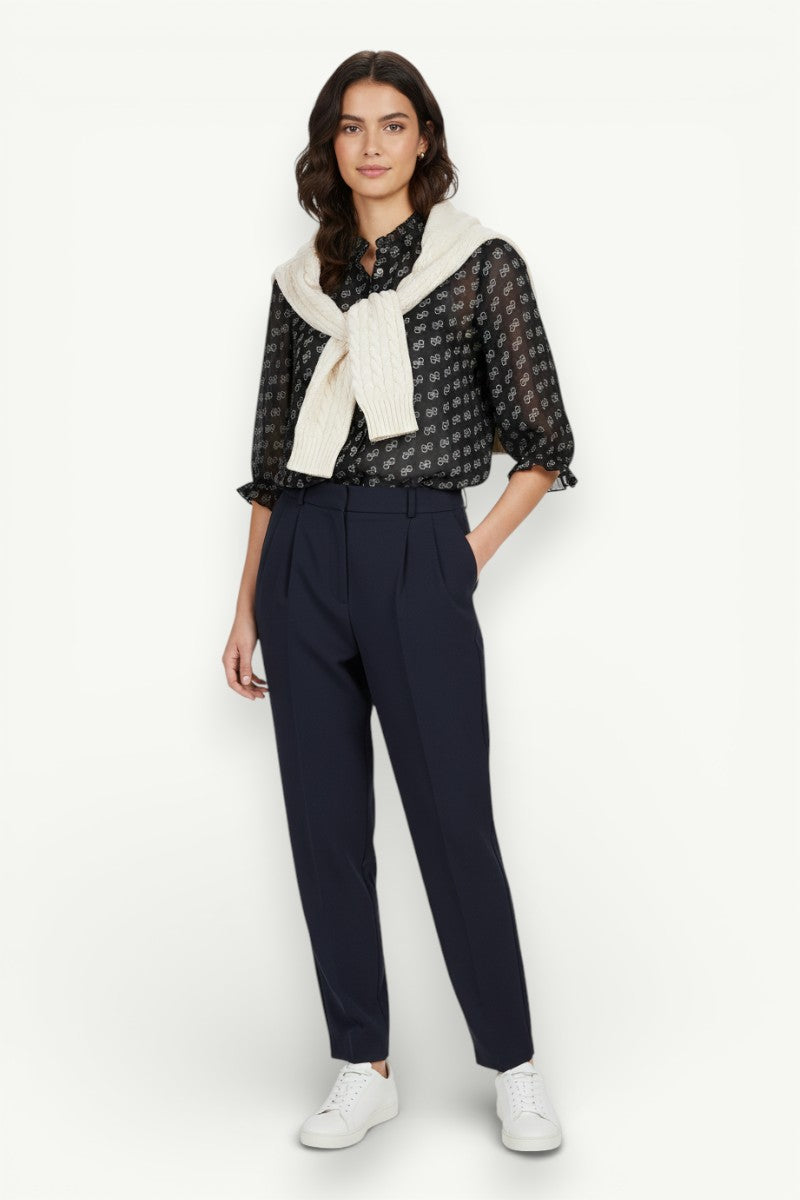 Casual Woven Print Shirt