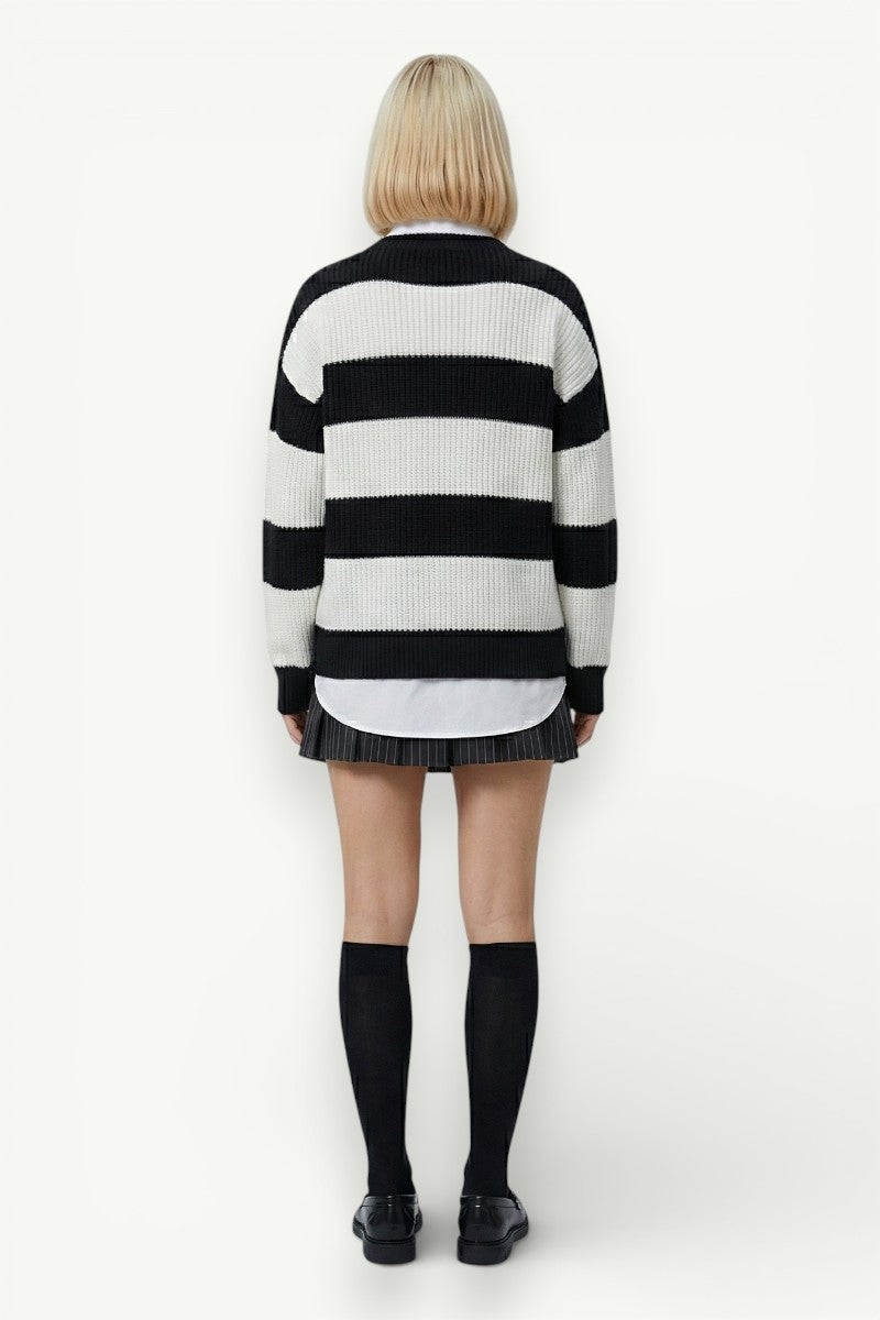 Loose-Fit Round-Neck Sweater
