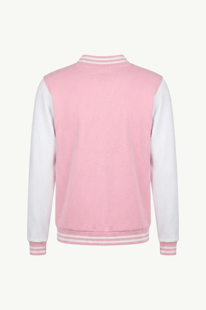 Two-Tone Baseball Bomber Jacket