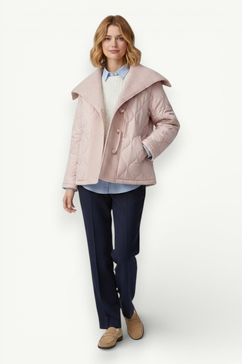 Knit Shawl-Collar Cardigan Jacket