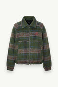 Indie Plaid Quilted Oversized Jacket