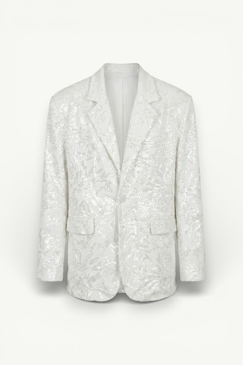 Printed Casual Blazer Coat