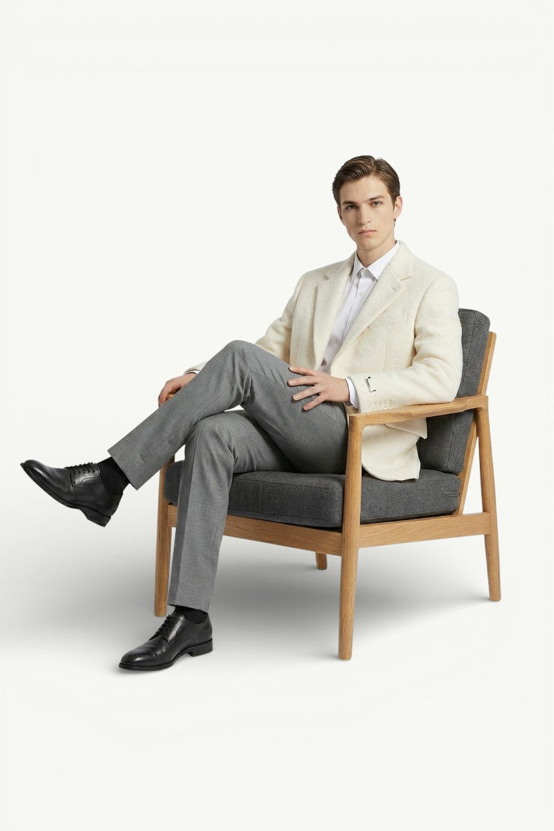 Chic Lapel Woolen Jacket