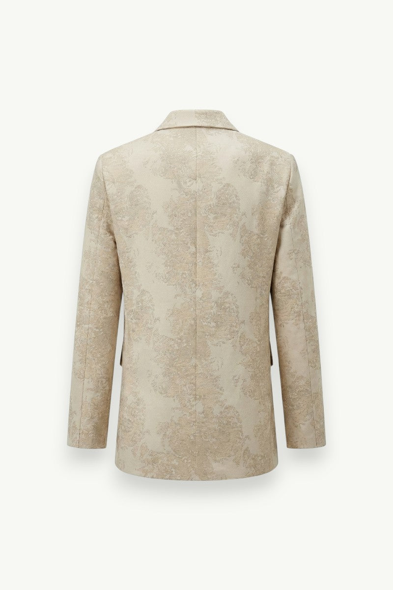 Double-Breasted Casual Blazer