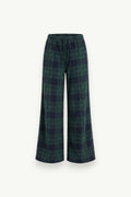 Oversized Plaid Lounge Pants