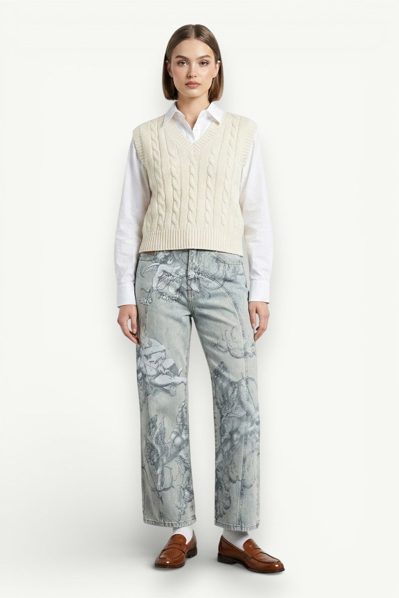 Cupid Angel Baggy Jeans