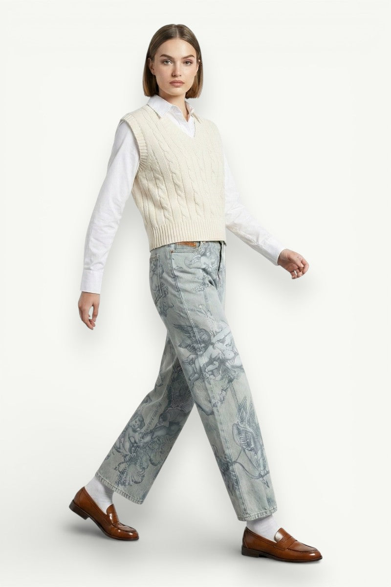 Cupid Angel Baggy Jeans