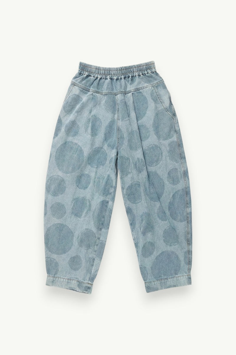 Printed Cotton Radish Jeans