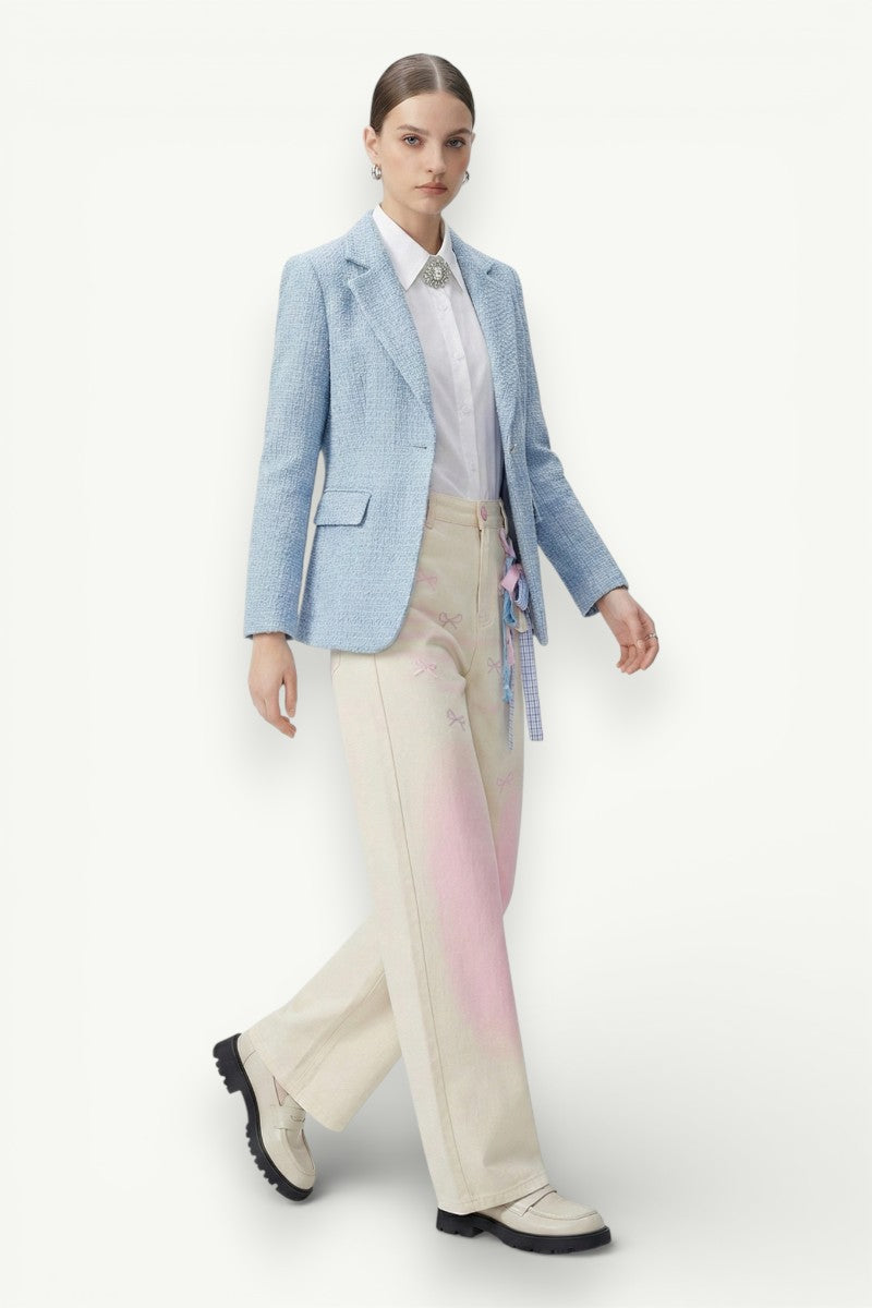 Art Print Baggy Cargo Jeans