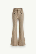 Striped Vintage Denim Pants