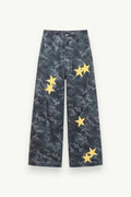 Star Patch Baggy Jeans