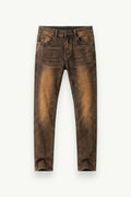 Straight-Fit Stretch Jeans