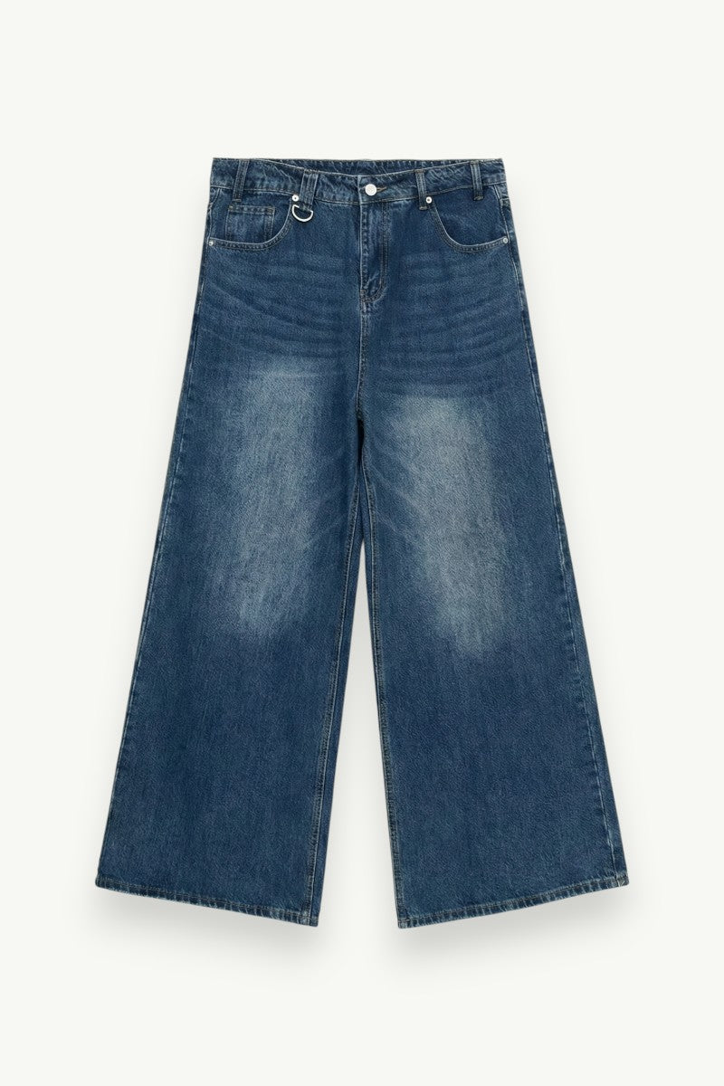 Vintage  Wide-Leg Jeans