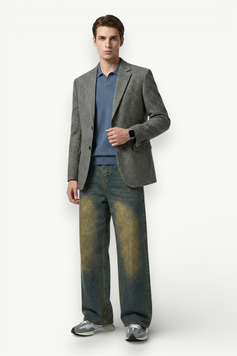 Vintage  Wide-Leg Jeans