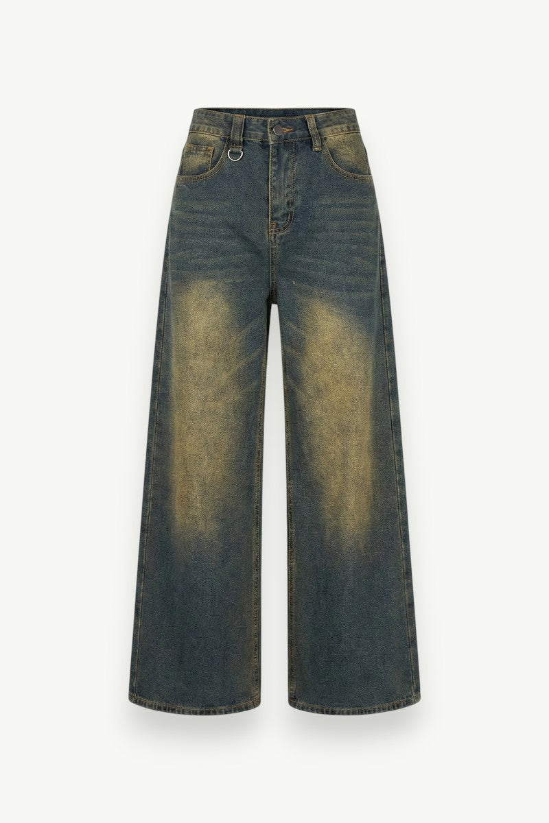 Vintage  Wide-Leg Jeans