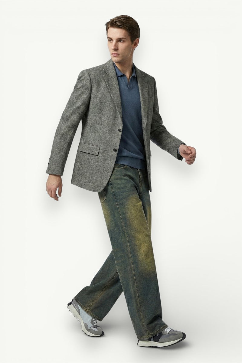 Vintage  Wide-Leg Jeans