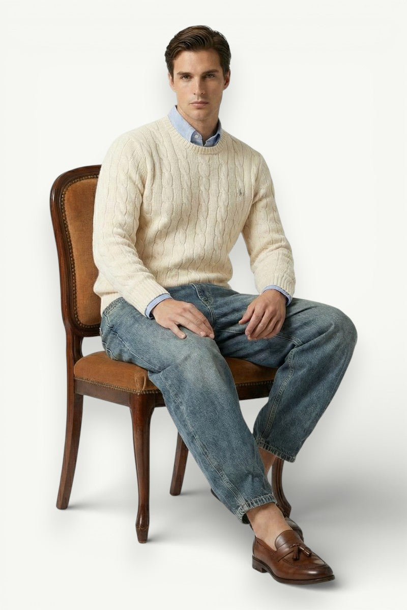 Washed  Wide-Leg Jeans