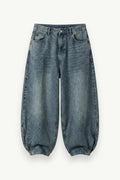 Washed  Wide-Leg Jeans