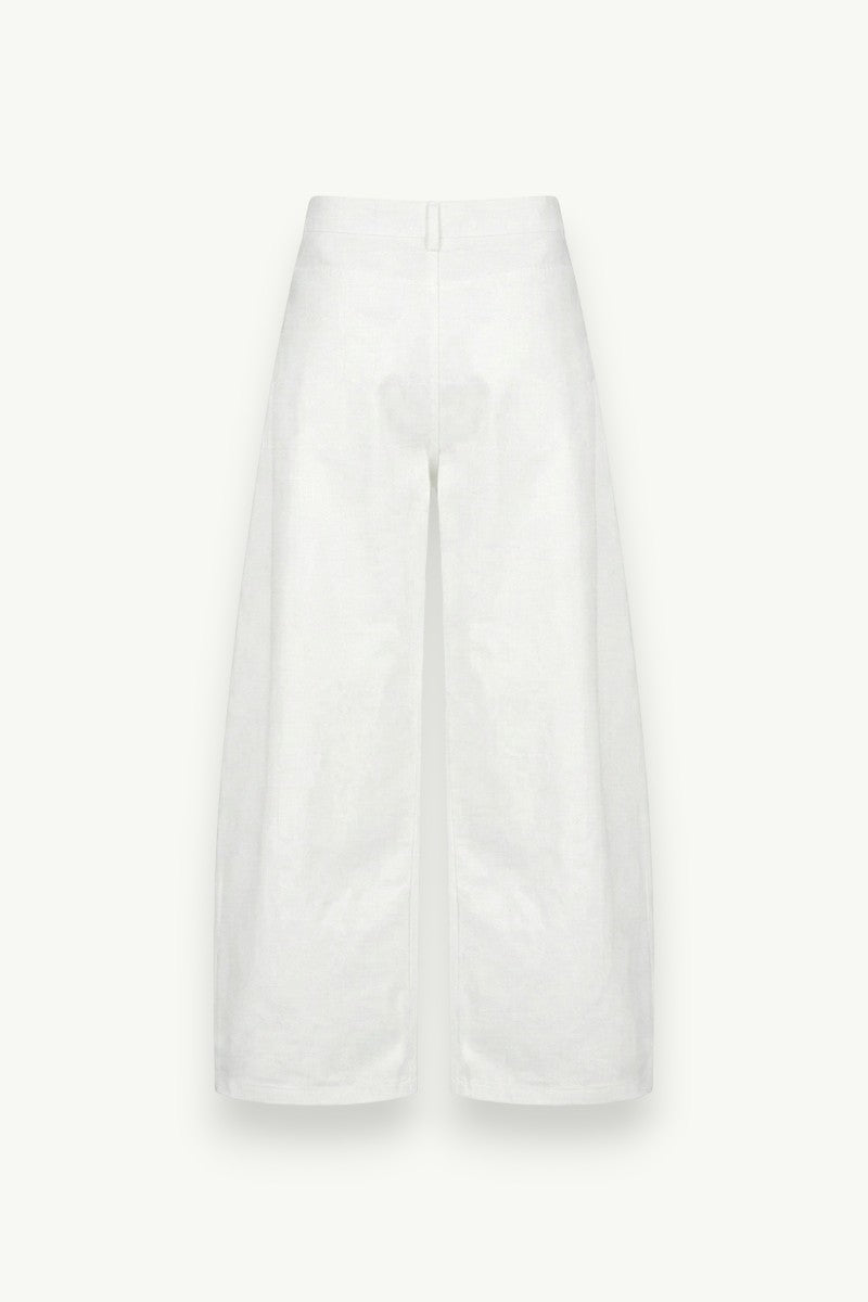 Bladecut Wide-Leg Denim