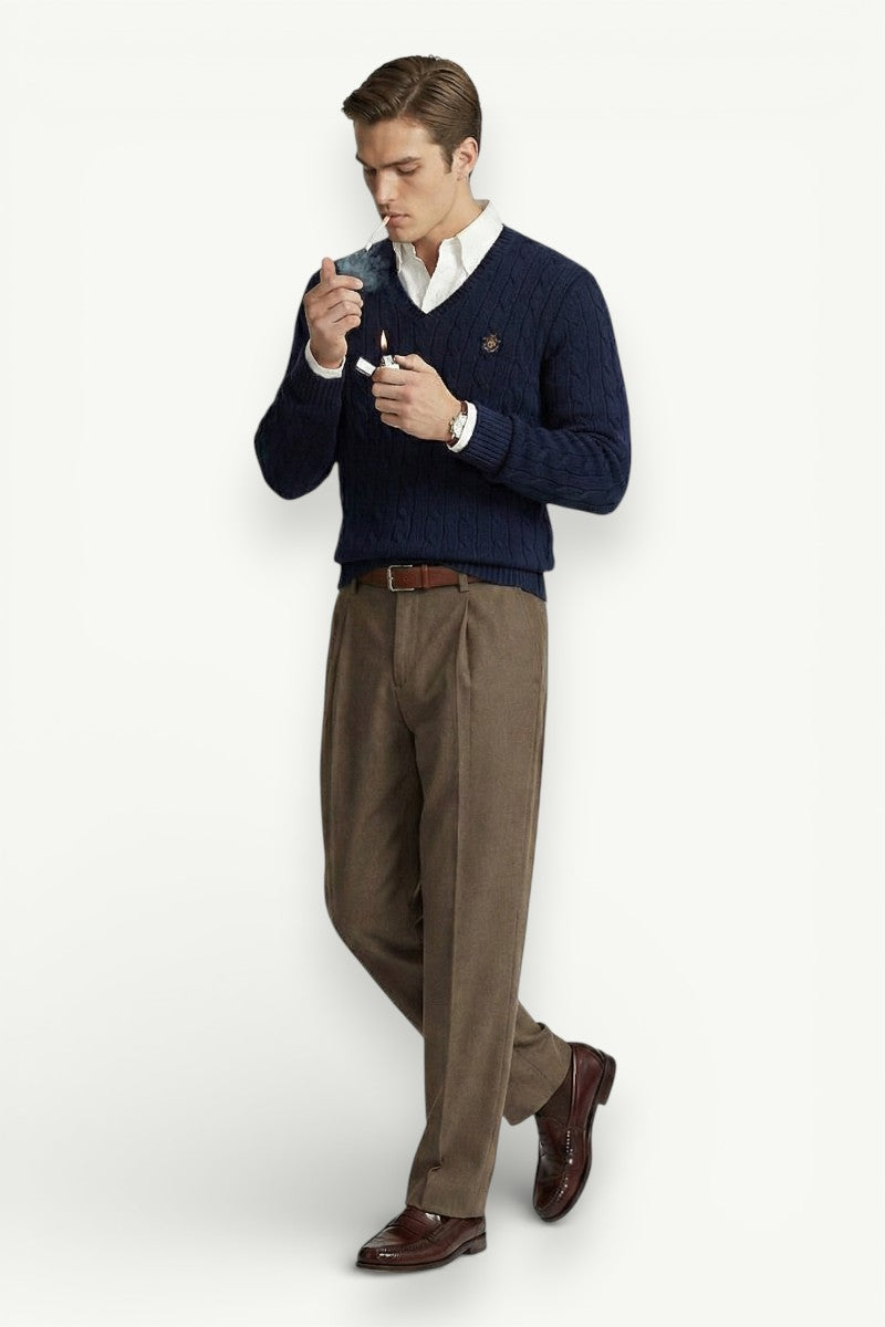 Autumn Flow Straight Trousers
