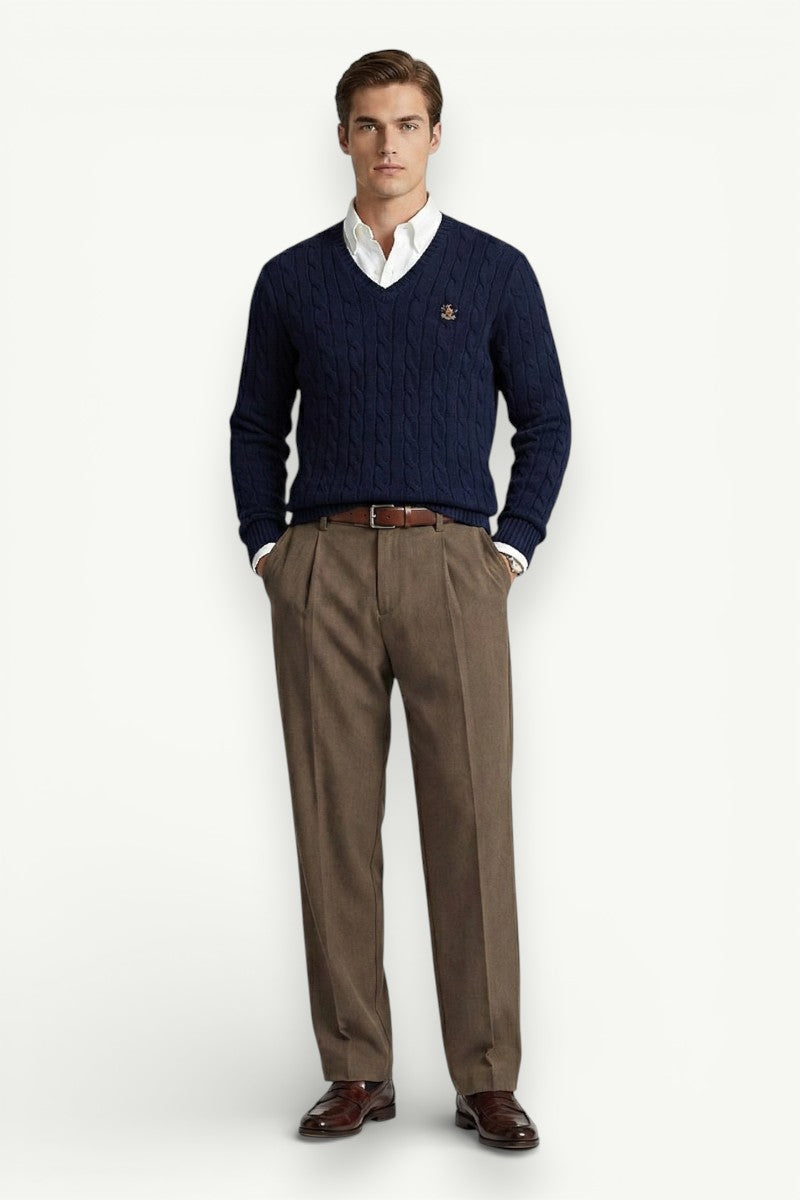 Autumn Flow Straight Trousers