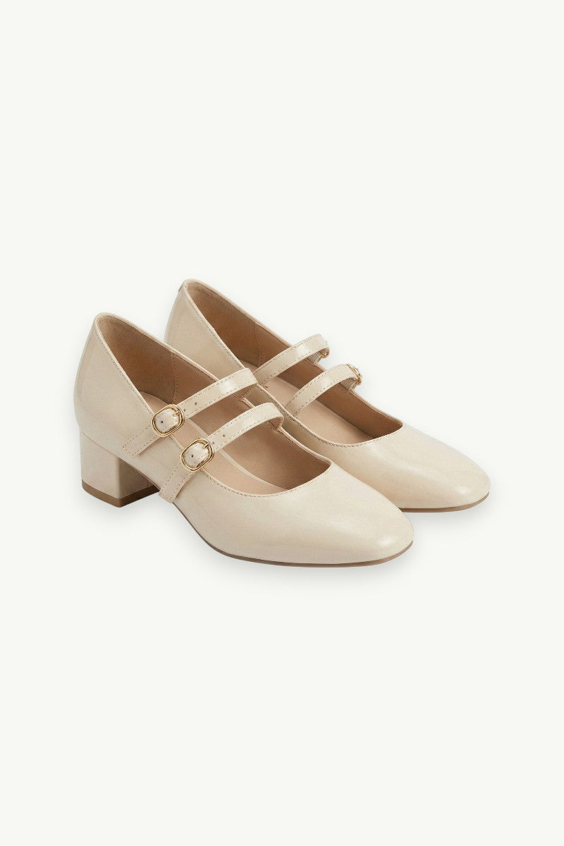 Double-Strap Mary Janes