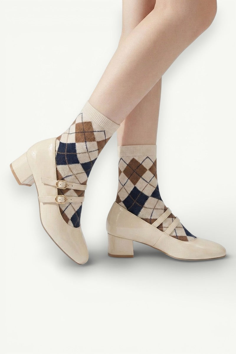 Double-Strap Mary Janes