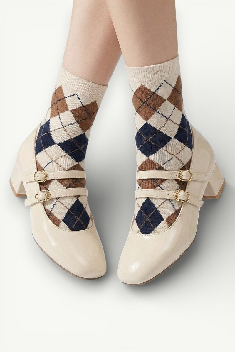 Double-Strap Mary Janes