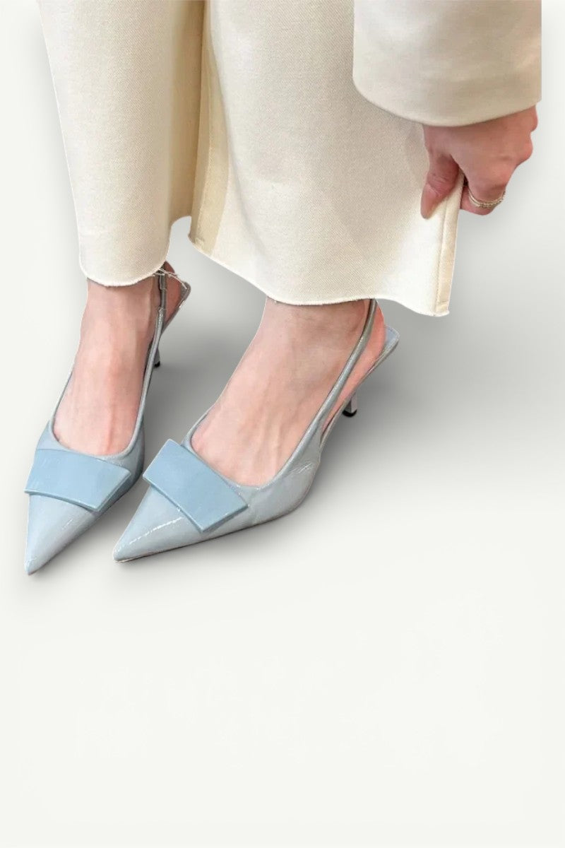 Saville Buckle Slingbacks