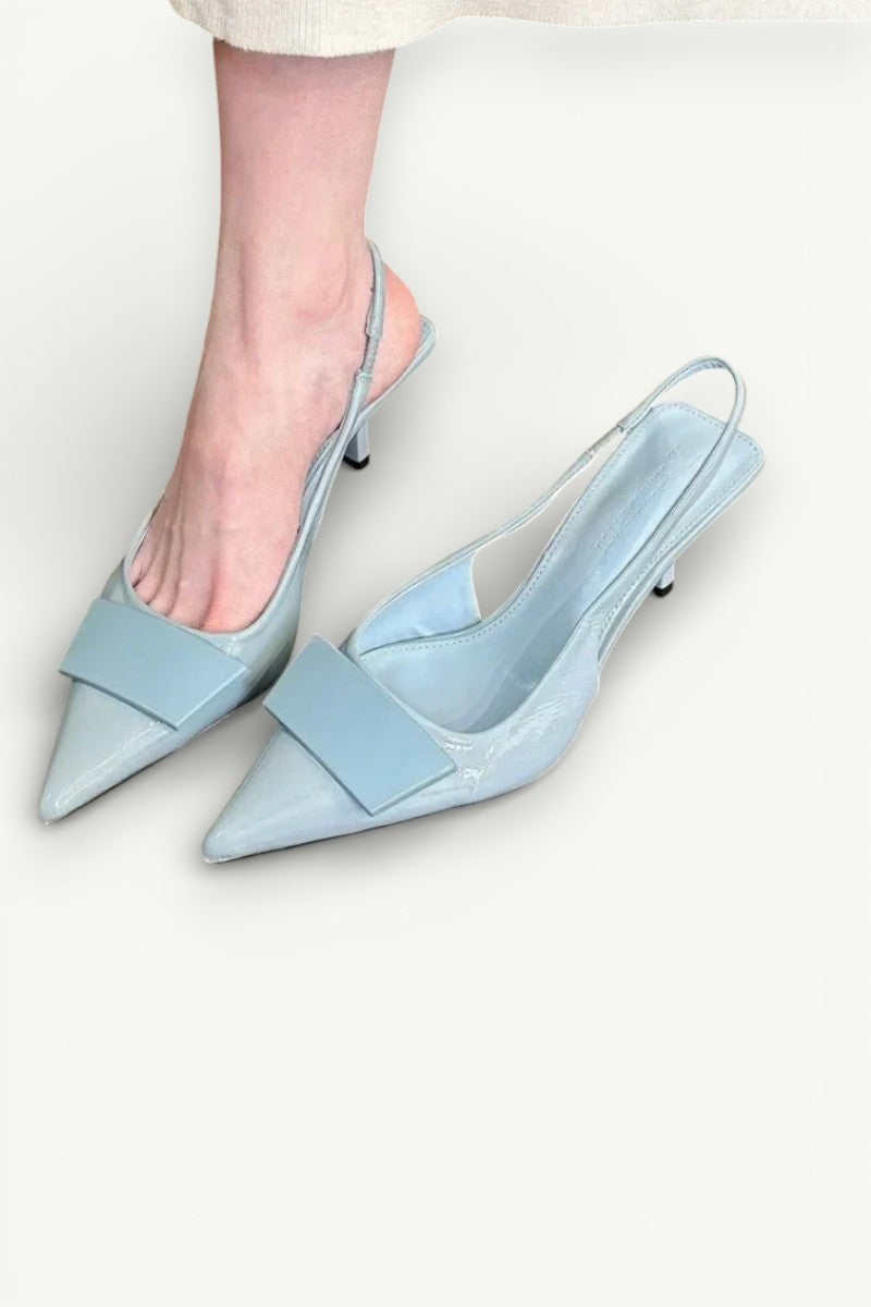 Saville Buckle Slingbacks
