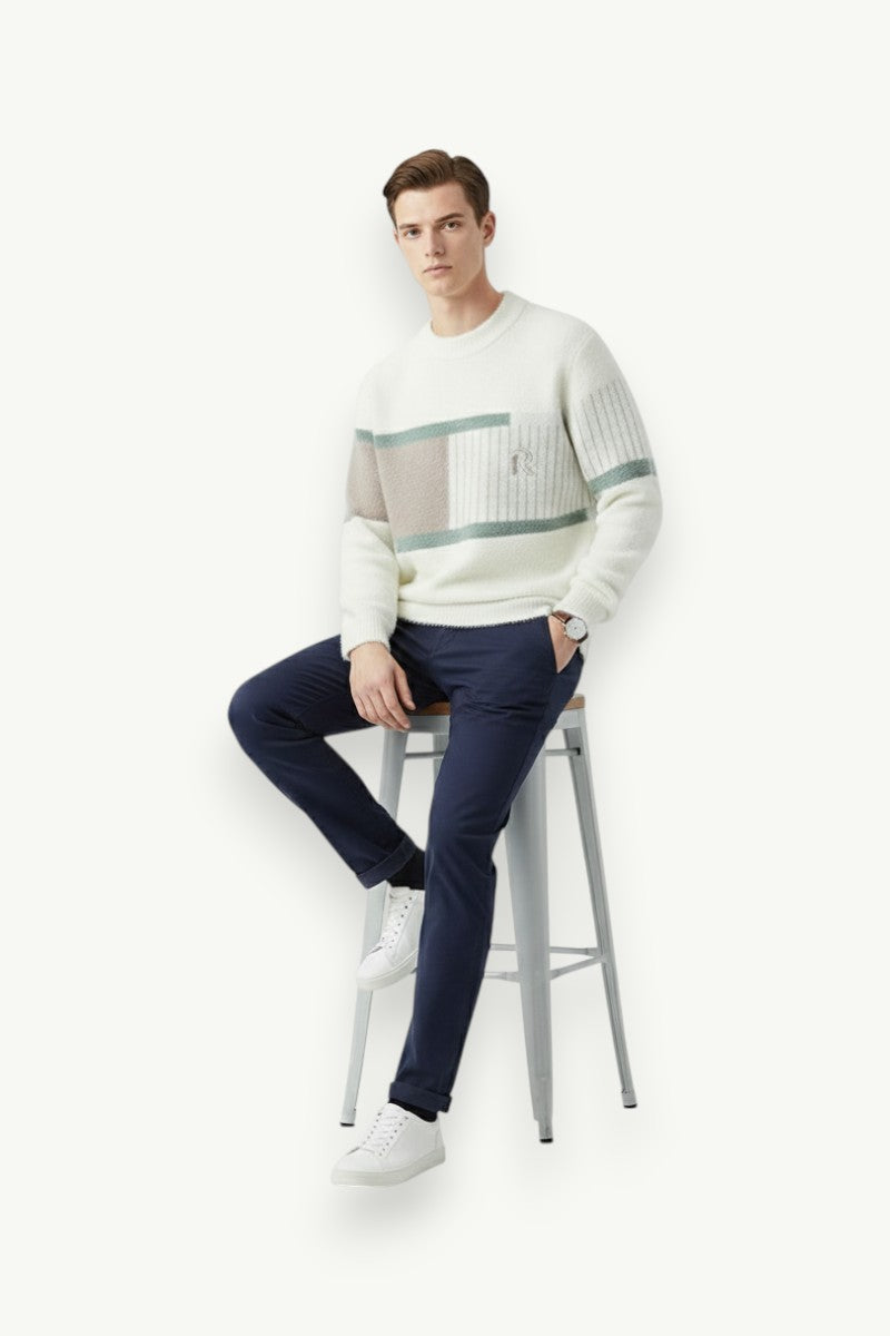 Street-Style Slim Fit Winter Knit Sweater