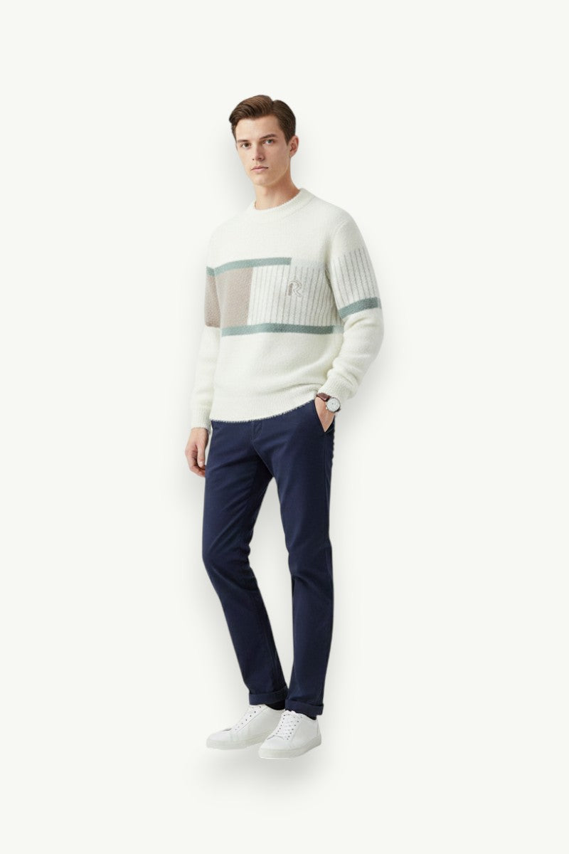 Street-Style Slim Fit Winter Knit Sweater