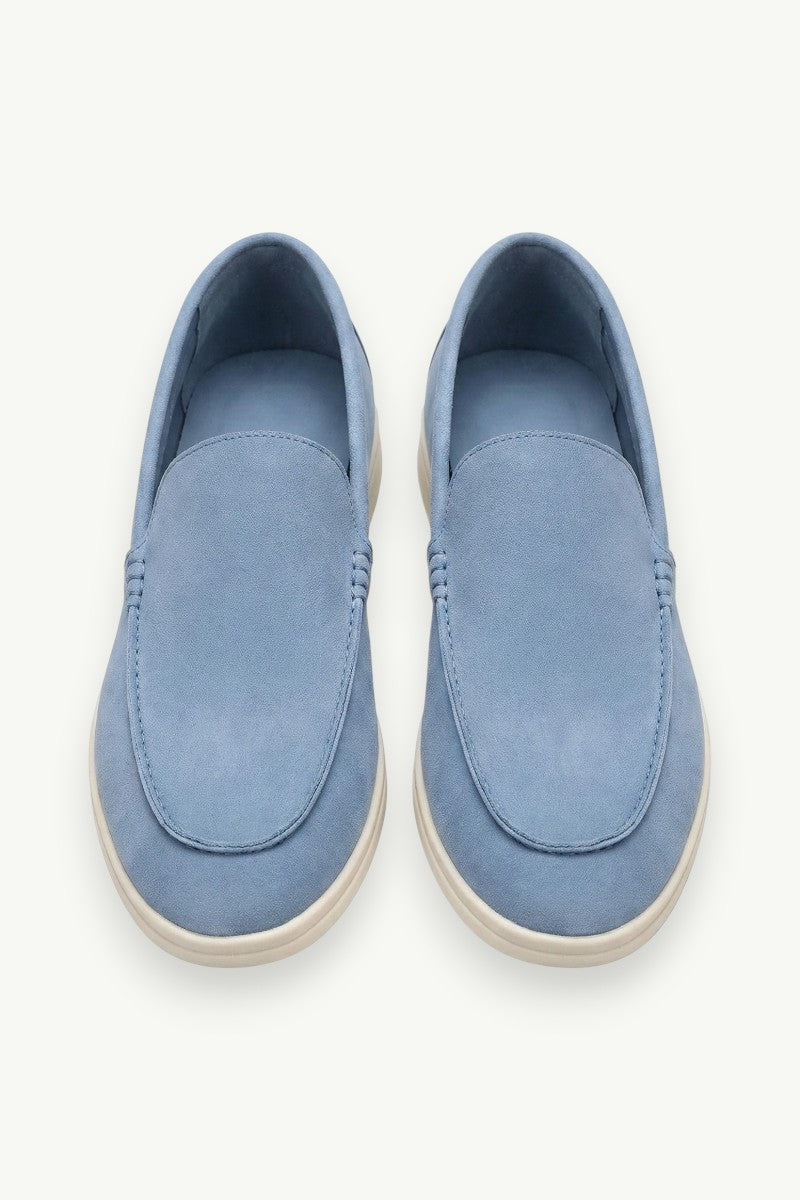 Retro British-Style Leather Loafers