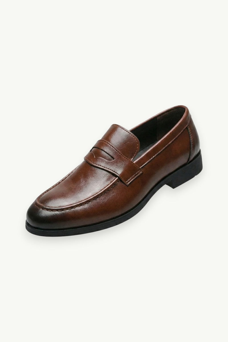 Pointed-Toe Business Loafers