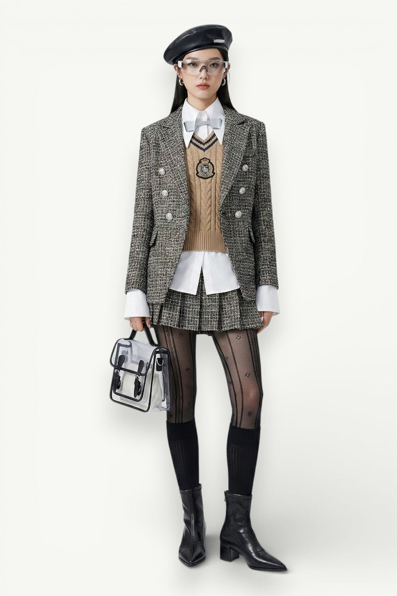 Vintage Pointed-Toe Ankle Heel Boots