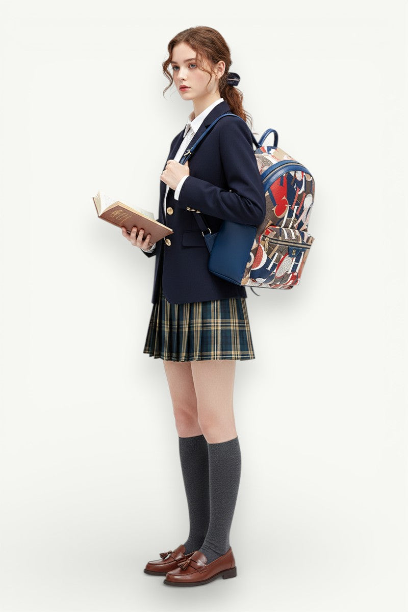 Printed Casual Travel Backpack