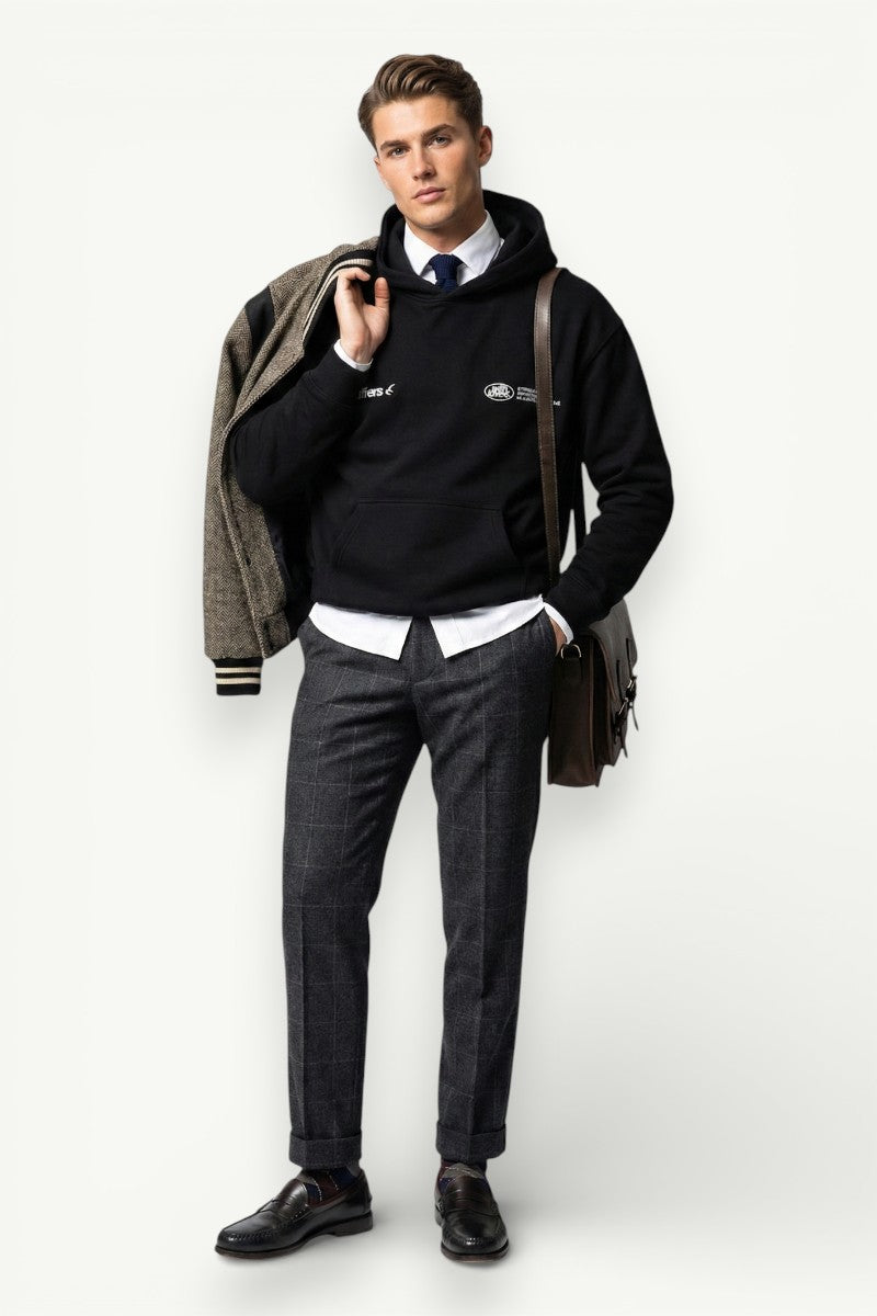 Letter Print Loose Hoodie