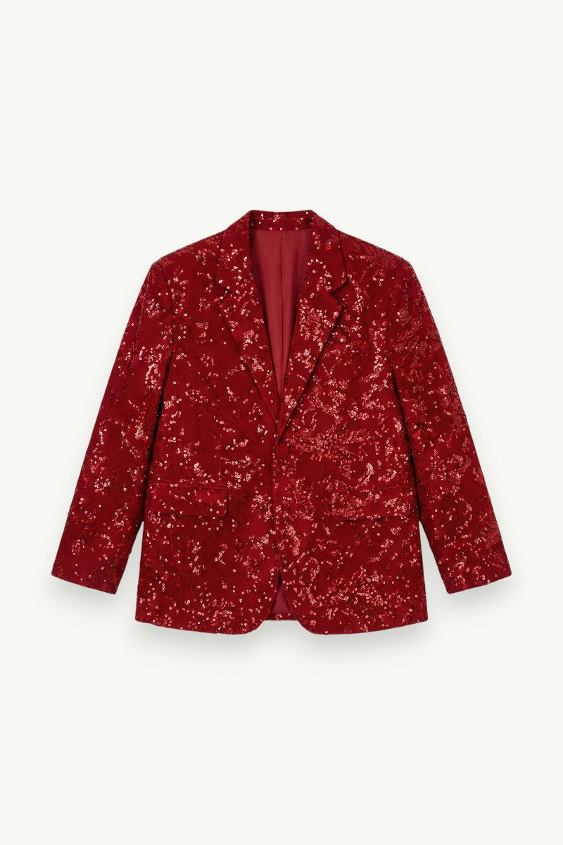 Printed Casual Blazer Coat