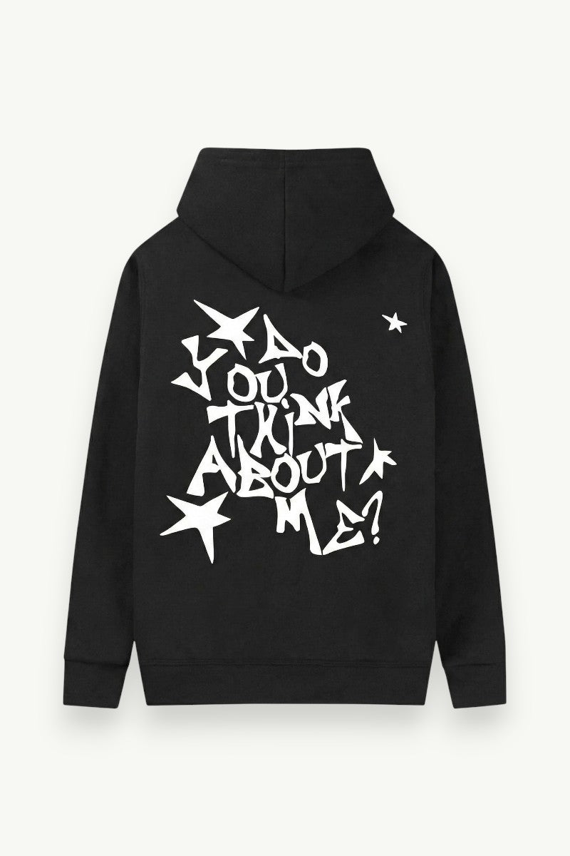 Printed Tour-Style Fleece Hoodie