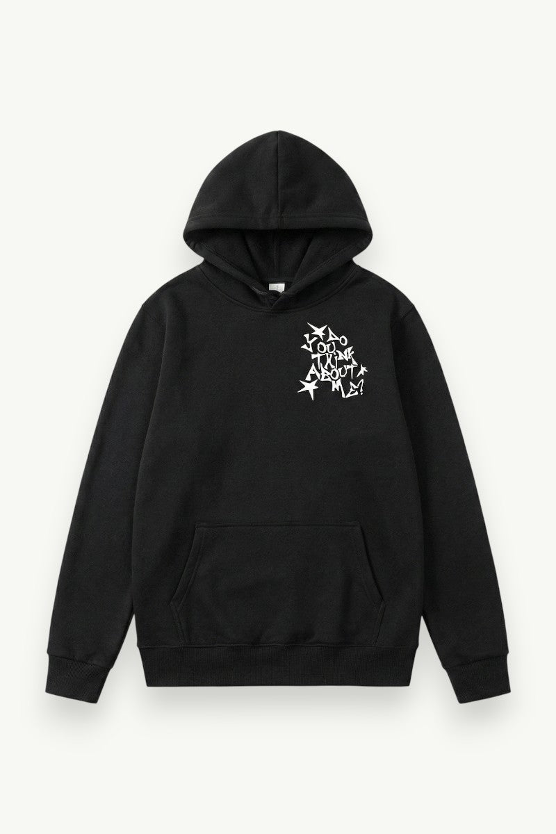 Printed Tour-Style Fleece Hoodie