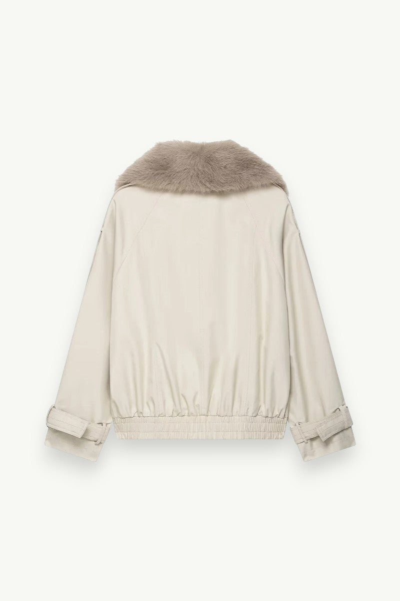 Double-Breasted Cropped Jacket